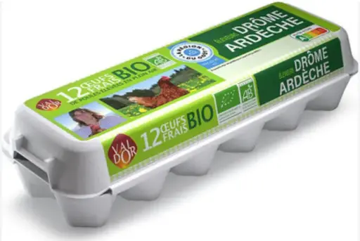 Box of 12 fresh eggs