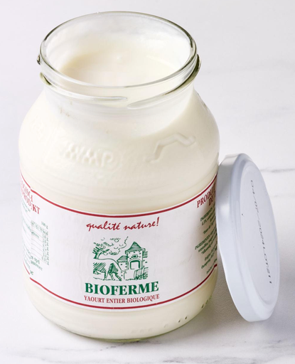 Plain whole yoghurt